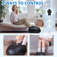 MYNT Foot Massager, Fits Up to Men Size 14, Shiatsu Feet Massager with Heat, Smart Touch Panel, Remote Control, Black