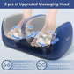 Shiatsu Foot and Calf Massager for Neuropathy, Foot Massager with Heat, Relaxation-Massage Foot, Leg, Promotes Blood Circulation, Blue