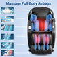 MYNTA 3D Massage Chair, Zero Gravity Massage Chair, Massage Chair Full Body, The Sl Track, Bigger Massage Chair, 12 Auto Massage Modes, Lumbar and Calf Heating Massage Chair